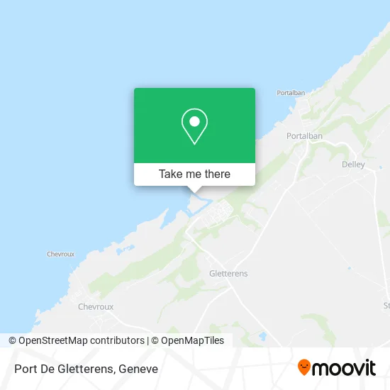 Port De Gletterens map