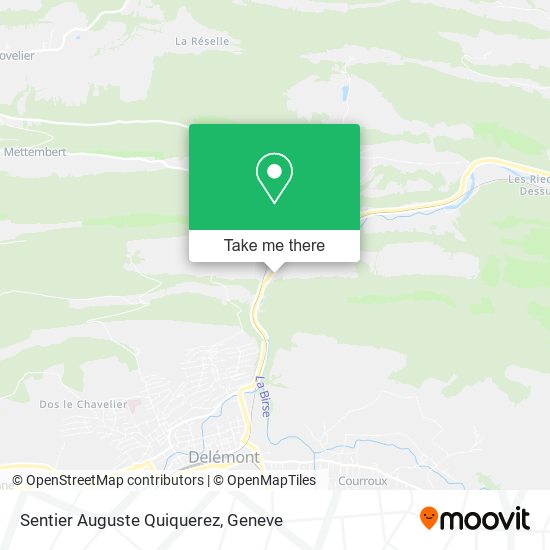 Sentier Auguste Quiquerez map