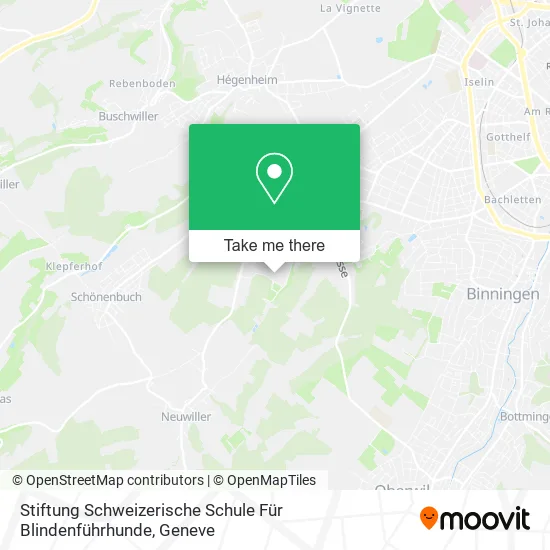Stiftung Schweizerische Schule Für Blindenführhunde plan