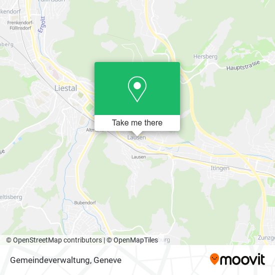 Gemeindeverwaltung map