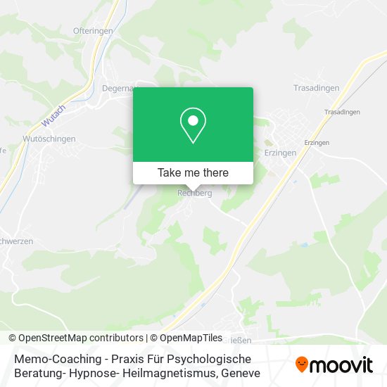 Memo-Coaching - Praxis Für Psychologische Beratung- Hypnose- Heilmagnetismus map