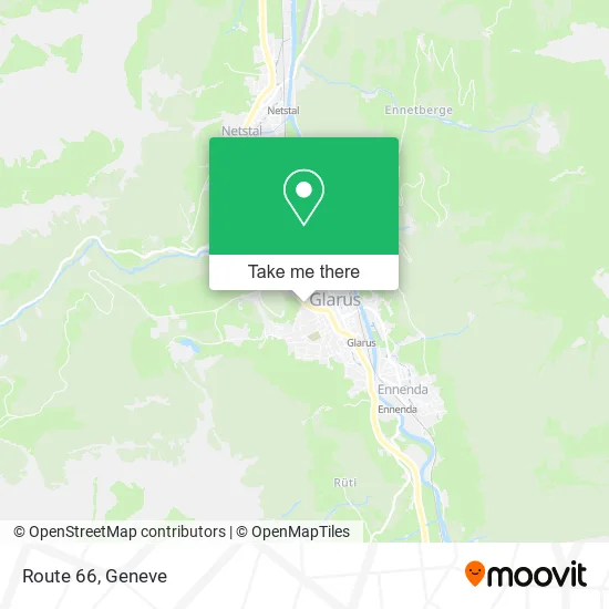 Route 66 map
