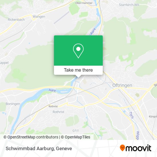 Schwimmbad Aarburg map