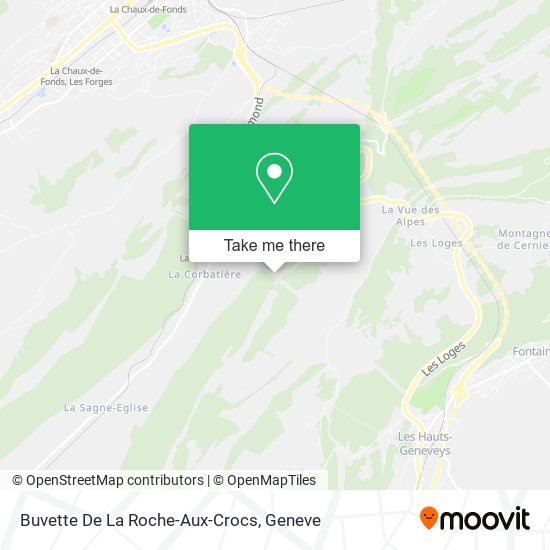 Buvette De La Roche-Aux-Crocs map