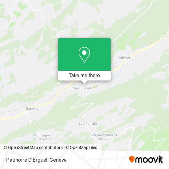 Patinoire D'Erguel map