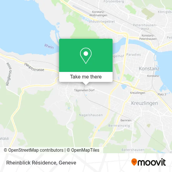 Rheinblick Résidence map
