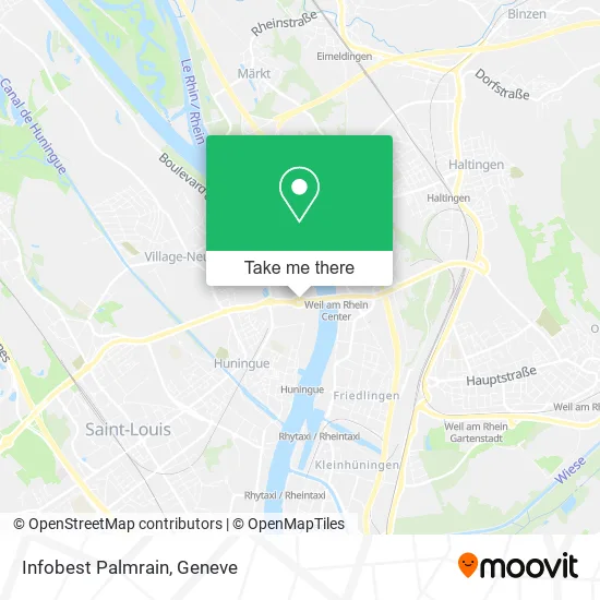 Infobest Palmrain map