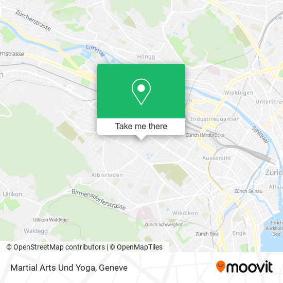 Martial Arts Und Yoga map