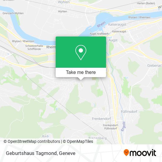 Geburtshaus Tagmond map