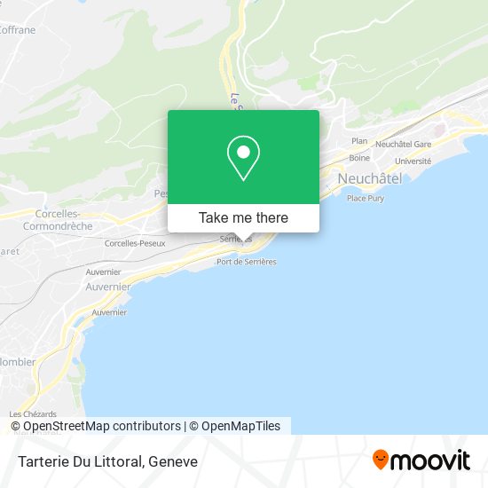 Tarterie Du Littoral map
