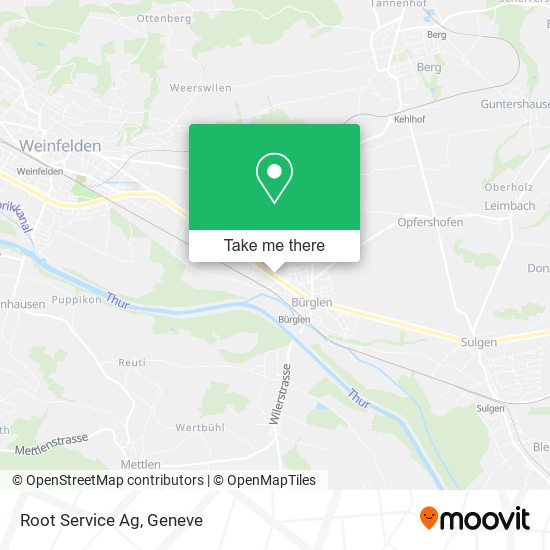 Root Service Ag map