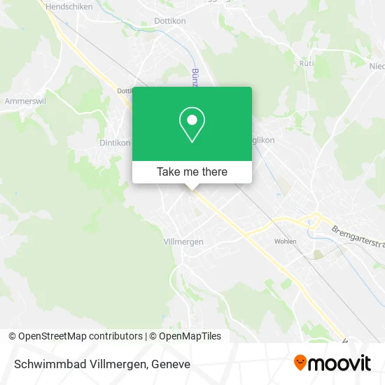 Schwimmbad Villmergen map