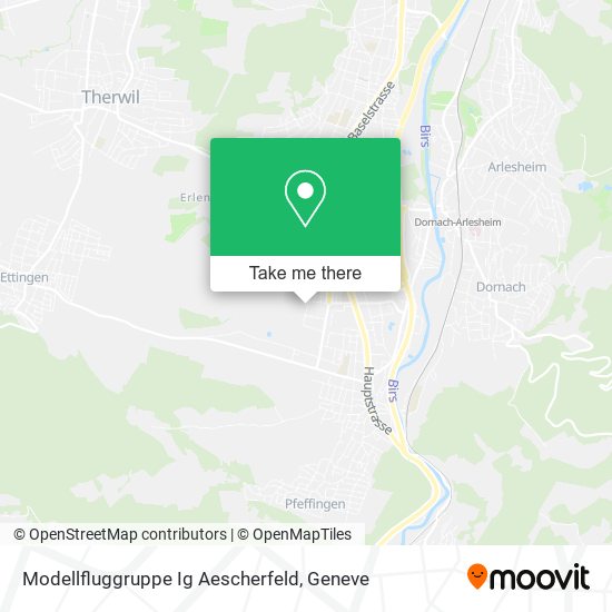 Modellfluggruppe Ig Aescherfeld map