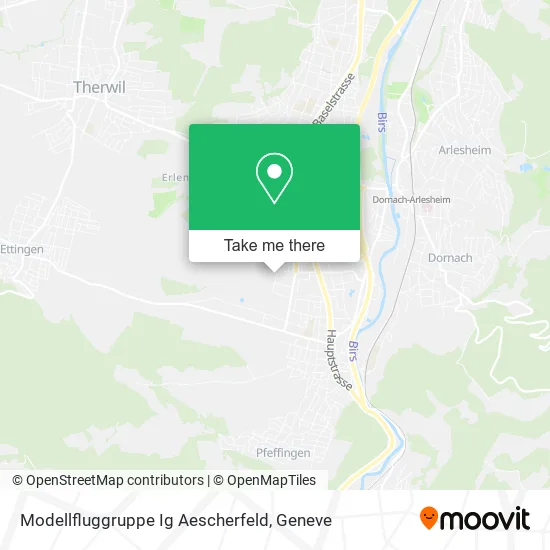 Modellfluggruppe Ig Aescherfeld map