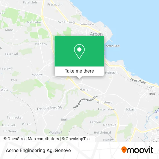 Aerne Engineering Ag map