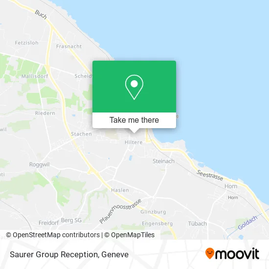 Saurer Group Reception map