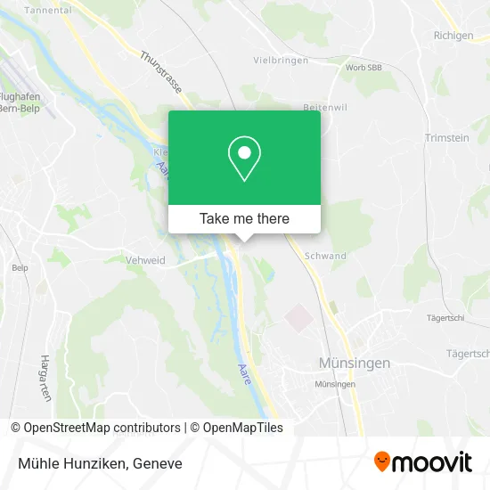 Mühle Hunziken map