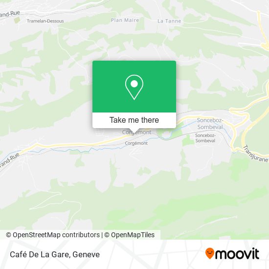 Café De La Gare map
