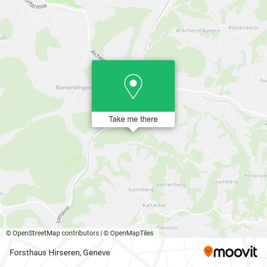 Forsthaus Hirseren map
