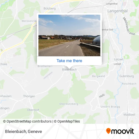 Bleienbach map
