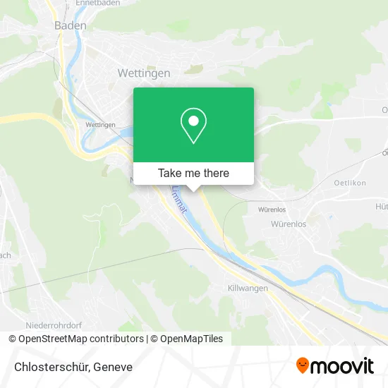 Chlosterschür map