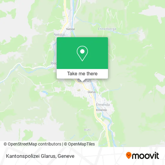 Kantonspolizei Glarus map