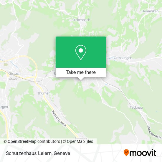 Schützenhaus Leiern map
