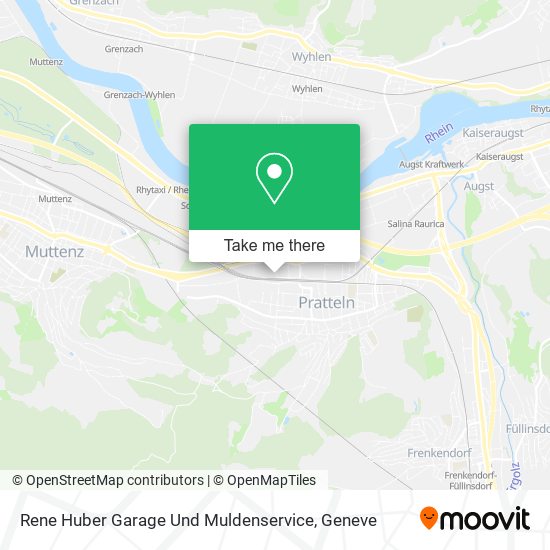 Rene Huber Garage Und Muldenservice map