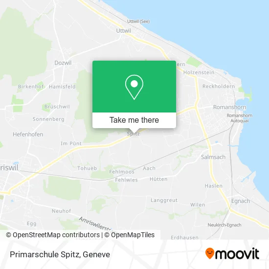 Primarschule Spitz map