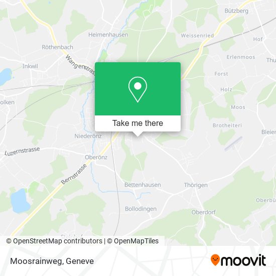 Moosrainweg map