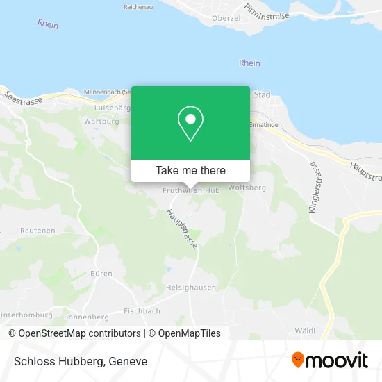 Schloss Hubberg map