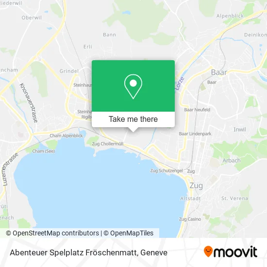 Abenteuer Spelplatz Fröschenmatt map