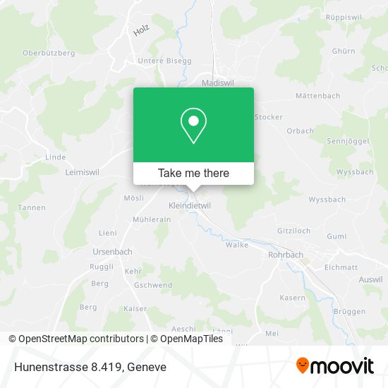 Hunenstrasse 8.419 map