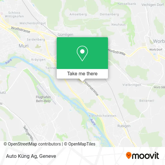 Auto Küng Ag map