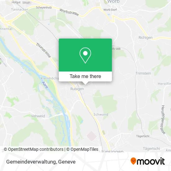 Gemeindeverwaltung map