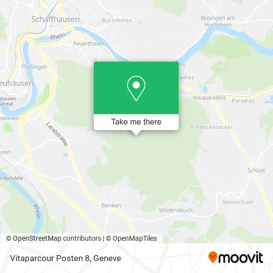 Vitaparcour Posten 8 map