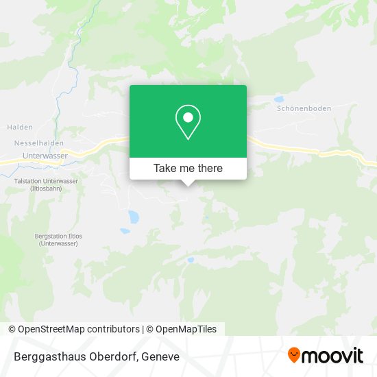 Berggasthaus Oberdorf map