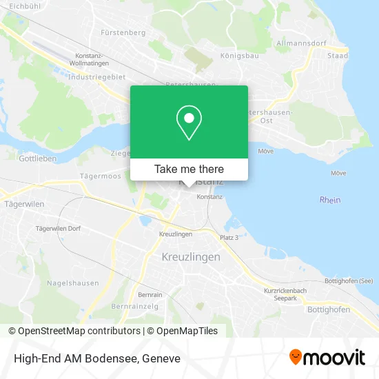 High-End AM Bodensee map