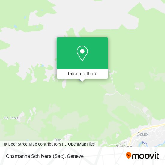 Chamanna Schlivera (Sac) map