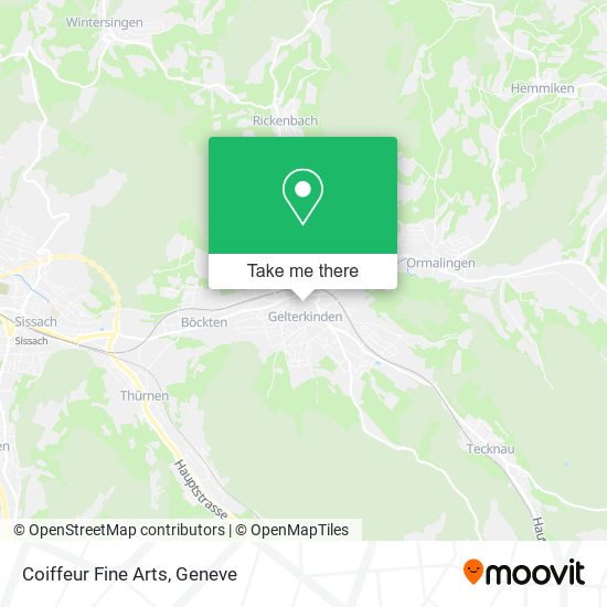 Coiffeur Fine Arts map
