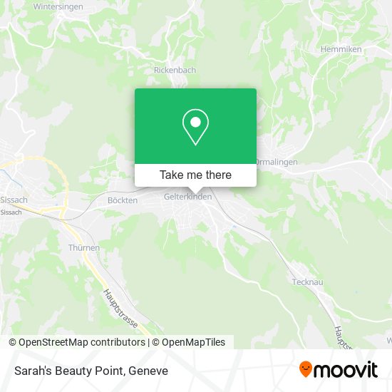 Sarah's Beauty Point map