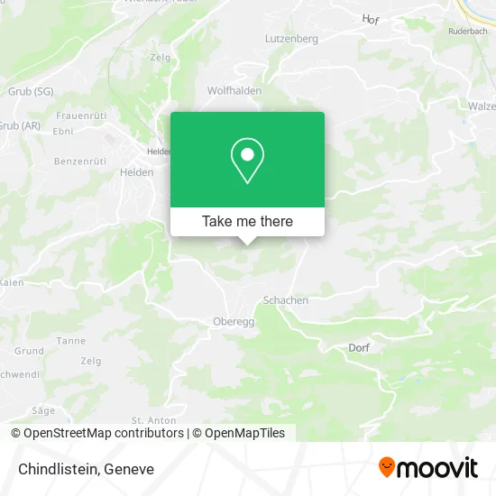 Chindlistein map