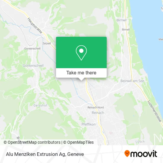 Alu Menziken Extrusion Ag map