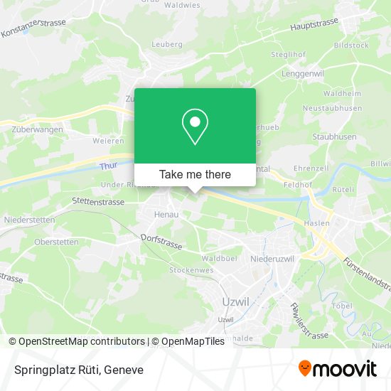 Springplatz Rüti map