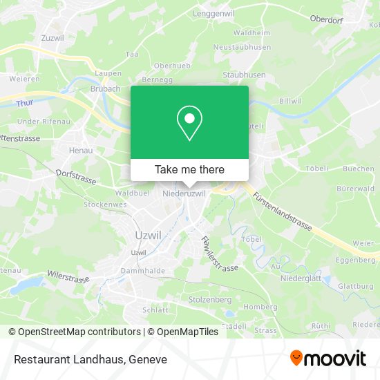 Restaurant Landhaus map