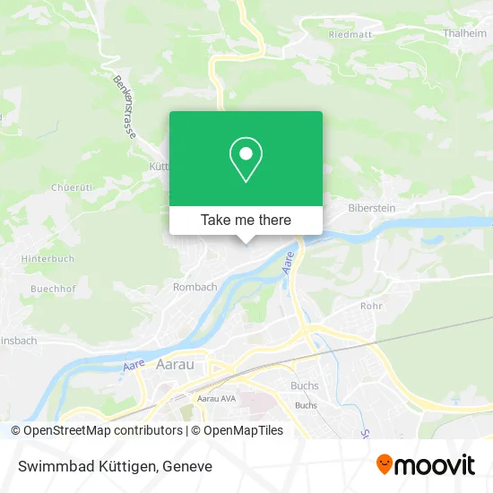 Swimmbad Küttigen map