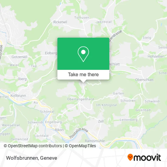 Wolfsbrunnen map