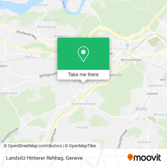 Landsitz Hinterer Rehhag map