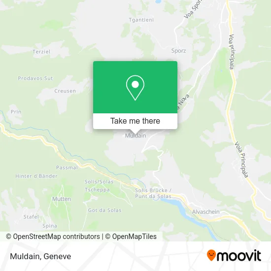 Muldain map