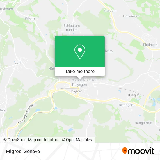 Migros map